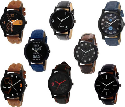 

PMAX LEATHER SET OF 8 NEW STYLISH FOR Watch - For Men