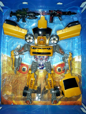 

Mohaak Gallery 12" Inches Big Size Bumble Bee Transformer ( Premium Quality Product )(Multicolor)
