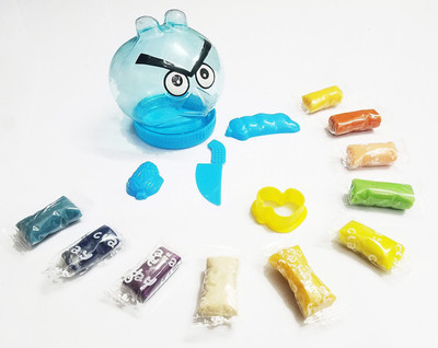 

Sakshi Enterprises Mini Angry Bird Clay Set Play Party Kit With Moulds, Clay, Cutter And Angry Bird Plastic Container
