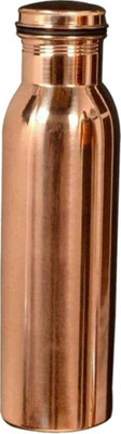 

Luxe Mart 100% Pure Copper Bottle Joint Less Copper Water bottle 1000 ml Bottle Cage, Can, Bottle, Shaker, Sipper, Flask Good Health Benefits Yoga, Ayurveda Gift 1000 ml Bottle + The First In India Who, What, When (English, Paperback) - 1000 ml(Brown)