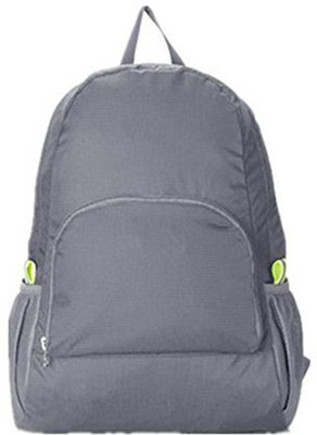 

MadSan Unisex Foldable Backpack Light weight, Easy to Carry Folding Bag (Shoulder Bag, Backpack) 1 L Backpack(Grey)