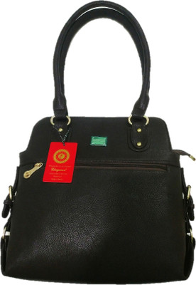 

eleegance satchel Shoulder Bag(Brown, 5 L)