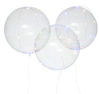 

Atorakushon Solid at ledballoonpck25 Balloon(White, Pack of 25)