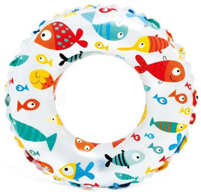 

Kidzoo Swimming Tube Ring 24" Inches For Baby Kids Girls & Boys Inflatable Pool Accessory(Multicolor)