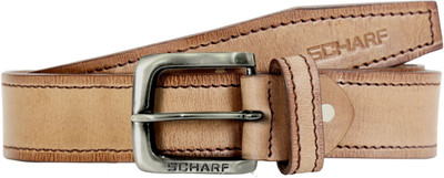 

SCHARF Men Casual Brown Genuine Leather Belt