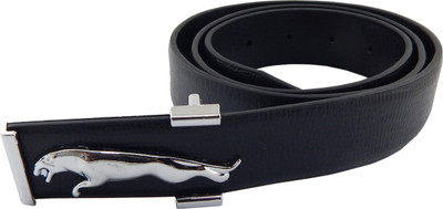 

Els Men Formal, Casual Black, Silver Artificial Leather Belt
