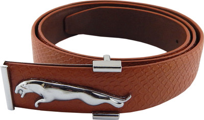 

Els Men Formal, Casual Tan, Silver Artificial Leather Belt, Silver;tan