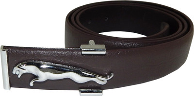 

Els Men Formal, Casual Brown, Silver Artificial Leather Belt
