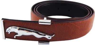 

Els Men Formal, Casual Tan, Silver Artificial Leather Belt, Silver;tan