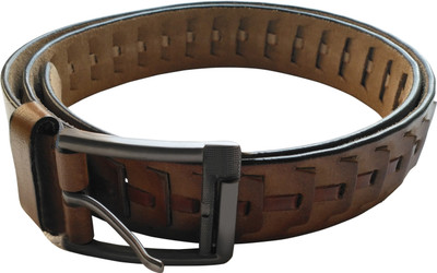 

Martinet Men Party Brown Genuine Leather Belt