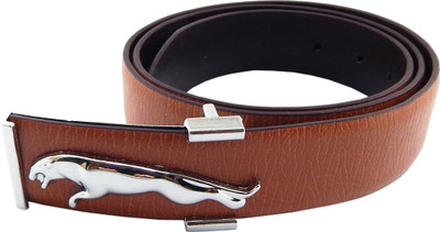 

Els Men Formal, Casual Tan, Silver Artificial Leather Belt, Black;silver;tan