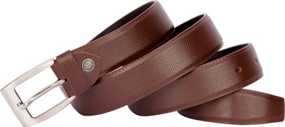 

LIMERENCE Men Casual, Evening, Formal, Party Brown Genuine Leather Belt