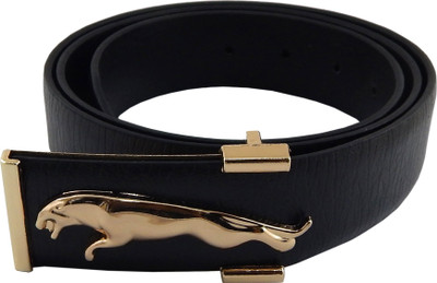 

Els Men Formal, Casual Black, Gold Artificial Leather Belt