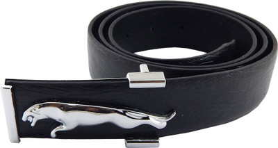

Els Men Formal, Casual Black, Silver Artificial Leather Belt