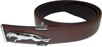 

Els Men Formal, Casual Brown, Silver Artificial Leather Belt
