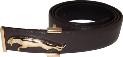

Els Men Formal, Casual Brown, Gold Artificial Leather Belt