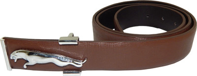 

Els Men Formal, Casual Brown, Silver Artificial Leather Belt