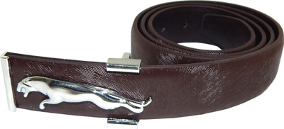 

Els Men Formal, Casual Brown, Silver Artificial Leather Belt