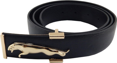 

Els Men Formal, Casual Black, Gold Artificial Leather Belt