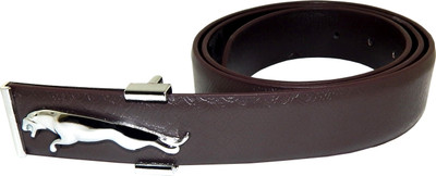 

Els Men Formal, Casual Brown, Silver Artificial Leather Belt
