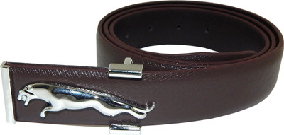 

Els Men Formal, Casual Brown, Silver Artificial Leather Belt