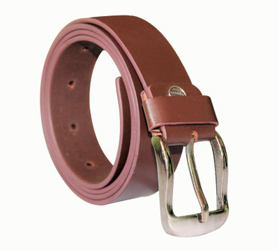 

VAISHU Men Formal Brown Genuine Leather Belt, Brown 33