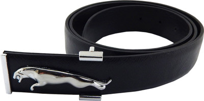 

Els Men Formal, Casual Black, Silver Artificial Leather Belt