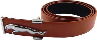 

Els Men Formal, Casual Tan, Silver Artificial Leather Belt, Silver;tan