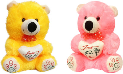 

Toyz Avenue Stuffed Teddy Bears For Kids (Pink & Yellow) - 42 cm(Yellow)