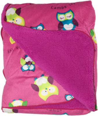 

Babysid Collections Cartoon  Crib Baby Blanket(Polyester, Pink