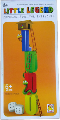 

Kids Mandi Techno The Little Legend Ludo Board Game With Snakes & Ladders - Popular...Fun...For Everyone Board Game
