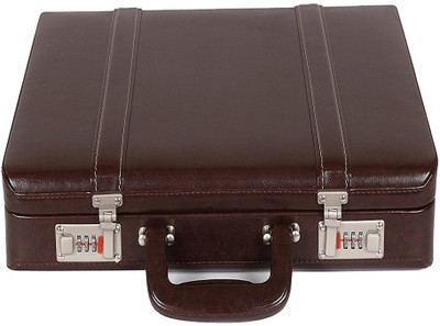 

HYATT Faux leather briefcase Medium Briefcase - For Men & Women(Brown)