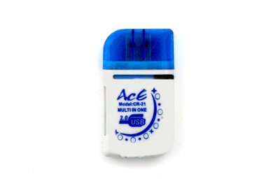 

AACEINLIFE Ace T-Flash/Micro SD Micro Card with Multi Slot Card Reader/ACE READER-21 Card Reader(White)
