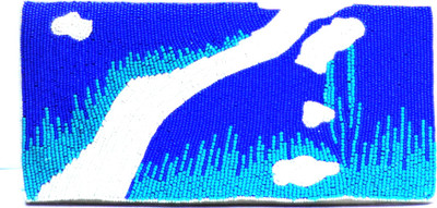 

Amolika Casual Blue Clutch