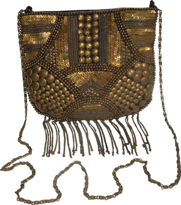 

Spice Art Party Gold Clutch