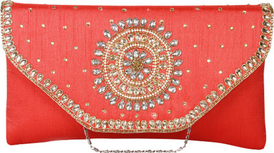 

Saashiwear Party Pink Clutch