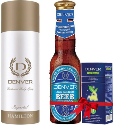 

Denver Imperial Body Spray 1Pcs With Anti Dandruff Beer Shampoo(Set of 2)