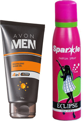 

Avon Anew Revitalizing Shave Gel (150 g) With one sparkle perfume spray 150 ml(Set of 2)