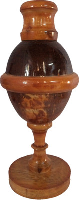 

Kumarihandicrafts Brown Eco friendly Coconut Shell flower vase - 2 g