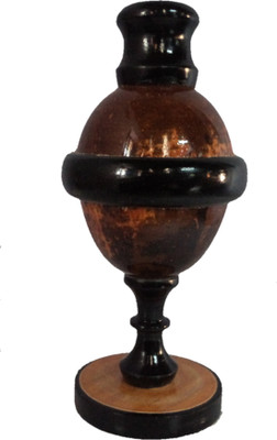 

Kumarihandicrafts Black Eco friendly Coconut Shell flower vase - 2 g