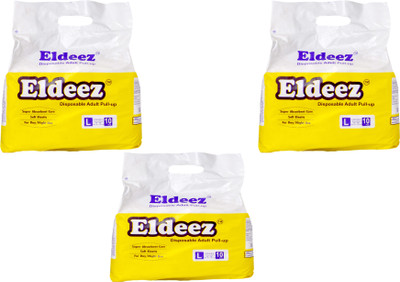 

Eldeez DISPOSABLE PULL-UP Adult Diapers - L(30 Pieces)