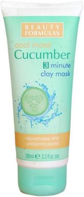 

Beauty Formulas Cucumber 3 Minute Clay Mask(100 ml)