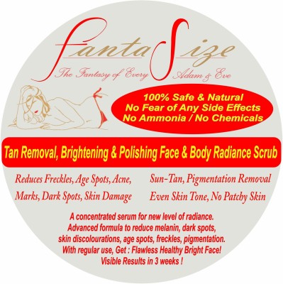 FANTASIZE Whitening Facial Poishing Scrub Skin Fairness + Tan Removal – Exfoliating Dead Skin Removal , Brightening & Polishing Face & Body Scrub Body Brightening Radiance  Scrub(100 g)