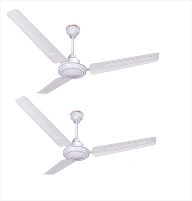 LONGWAY Amaze (Pack of 2) 3 Blade Ceiling Fan(White, Pack of 2)