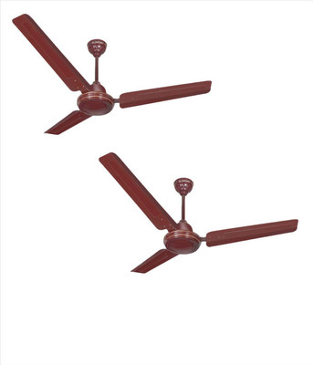 

Longway Amaze Delux Brown 3 Blade Ceiling Fan(Brown, Pack of 2)