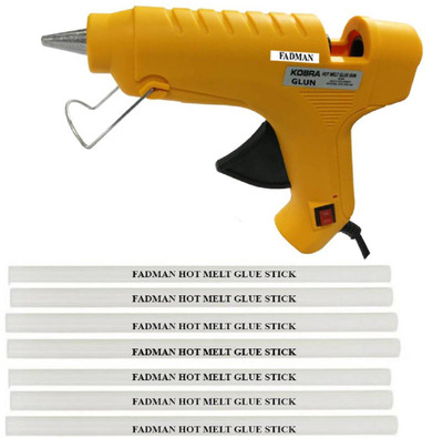 

FADMAN YELLOW Kobra 40W On Off Switch And Indicator With 7 Sticks Standard Temperature Corded Glue Gun (11 mm) Standard Temperature Corded Glue Gun(11 mm)