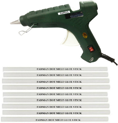 

FADMAN Green 60 Watt ON OFF Switch Indicator With 9 Sticks Standard Temperature Corded Glue Gun (11 mm) Standard Temperature Corded Glue Gun(11 mm)