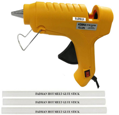 

FADMAN YELLOW Kobra 40W On Off Switch And Indicator With 3 Sticks Standard Temperature Corded Glue Gun (11 mm) Standard Temperature Corded Glue Gun(11 mm)