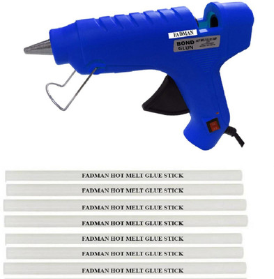 FADMAN Bond blue 40 Watt On Off Switch Indicator With 7 Sticks Standard Temperature Corded Glue Gun (11 mm) Standard Temperature Corded Glue Gun(11 mm)