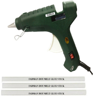 FADMAN Green 60 Watt ON OFF Switch Indicator With 3 Sticks Standard Temperature Corded Glue Gun (11 mm) Standard Temperature Corded Glue Gun(11 mm)